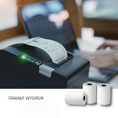 5. QOLTEC Wärmeleitrolle 57 x 20 | 55 g/m² | 10 Stück | BPS-frei