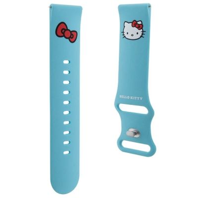 3. Hello Kitty Silikon-Katzenkopf-Universalband 22 mm – Blau