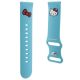 3. Hello Kitty Silikon-Katzenkopf-Universalband 22 mm – Blau