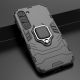 15. Ring Armor Hülle für Samsung Galaxy S23 gepanzerte Hülle magnetischer Haltering schwarz