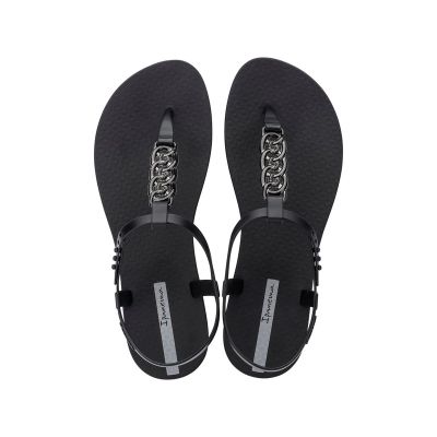 6. Ipanema Sandal Class Damen Flip-Flop Sandalen, modisch schwarz, bequem