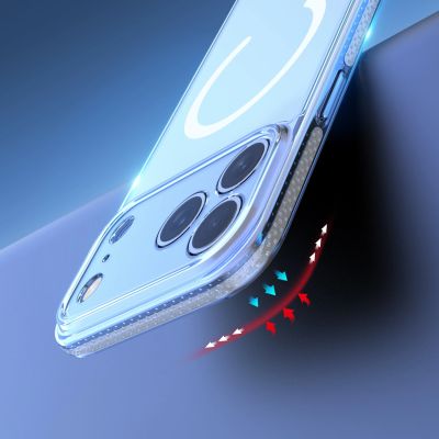 10. Dux Ducis Clin Mag Case für iPhone 17 Pro Max, kompatibel mit MagSafe, transparent