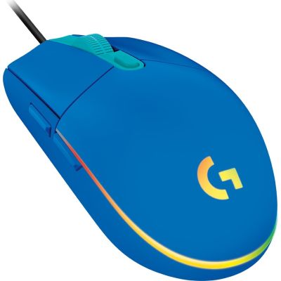 3. Logitech G102 Lightsy Blue USB-Maus 910-005801