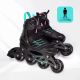 15. Meteor Rollschuhe L 38-43 Buzzy Schwarz/Pink/Mint