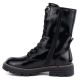 3. Damen-Ankle-Boots aus Lackleder, gefüttert, schwarz, Jezzi ASA259-10
