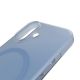 8. Puro Daylight Magsafe-kompatible Silikonhülle für iPhone 17 – durchscheinendes Blau
