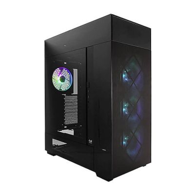 3. InWin Modfree Base Big-Tower gehärtetes Glas - schwarz