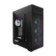 3. InWin Modfree Base Big-Tower gehärtetes Glas - schwarz