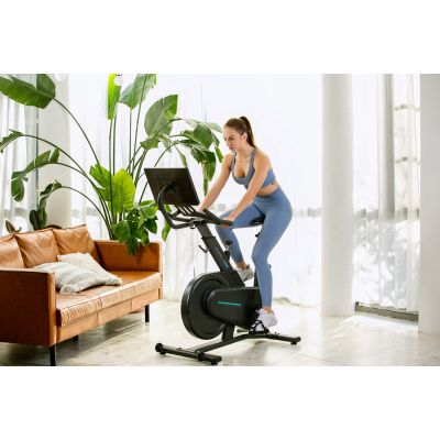19. OVICX Q200X magnetisches Heimtrainer-Fahrrad mit 15,6" TFT-Touchscreen, WIFI, Bluetooth und App