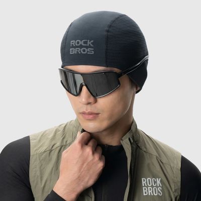 2. Rockbros LF25956 Nahtlose Strick-Radmütze – Schwarz
