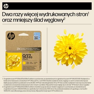 4. HP Original Gelbe Tinte 937e EvoMore