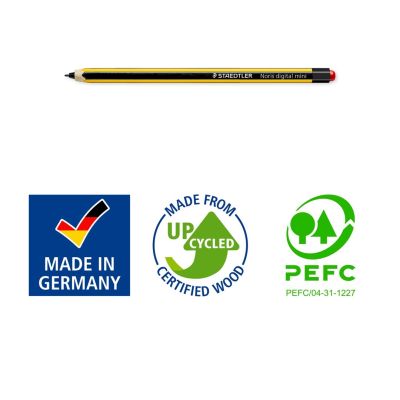 3. Staedtler 180M 22-1 PDA-Stift, Schwarz, Gelb