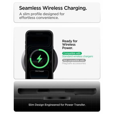 8. Spigen Ultra Hybrid Hülle für iPhone 18 Pro / 17 Pro – Mattschwarz