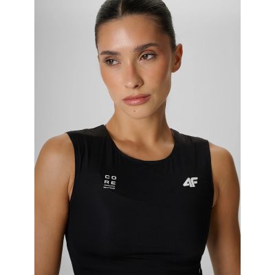 3. Schnelltrocknendes Damen-Trainings-Crop-Top 4F 4FRAW26TFSLF1271-20S