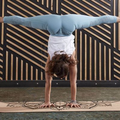 5. Gaiam Bedruckte Kork-Mandala-Yogamatte 5 mm 63495