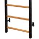 10. Turnwand-Stangen aus Holz und Metall mit Metall-Stangenbank K 721B
