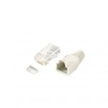 Equip 121175 RJ-45 Stecker Transparent, Weiß