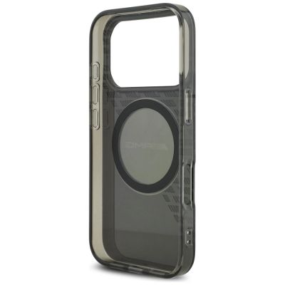 7. AMG Double Layer Transparent Smocked MagSafe Case für iPhone 17 Pro - Schwarz
