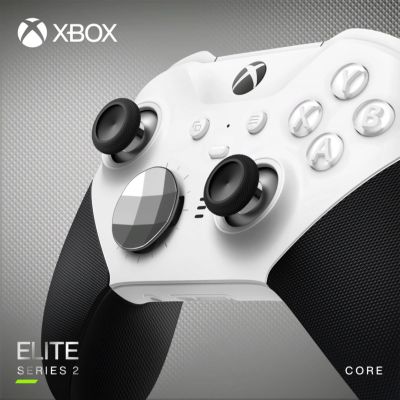 28. Xbox Elite v2 Core White Gamepad