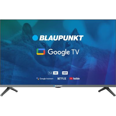 Blaupunkt 32FBG5000S 32" Full HD LED-Fernseher mit Google TV, Dolby Digital, WLAN (2,4–5 GHz), Bluetooth und in Schwarz