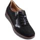 10. Filippo W PAW467 schwarze Keilschuhe aus Leder