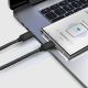 6. SBS TECABLETISSUETCK USB-C – USB-C-Kabel 1,5 m 60 W geflochten – Schwarz
