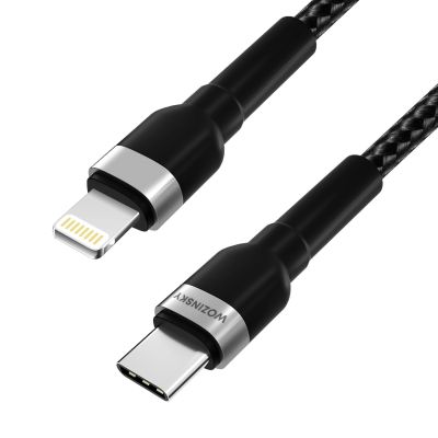 3. Wozinsky WNBCL1 Lightning / USB-C PD 30W Kabel 1 m - Schwarz