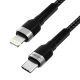 3. Wozinsky WNBCL1 Lightning / USB-C PD 30W Kabel 1 m - Schwarz