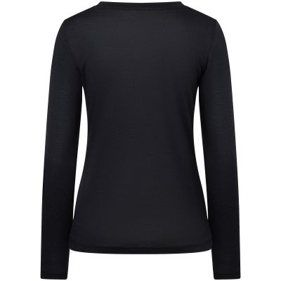 2. Damen-Langarmshirt SUPER.NATURAL W Kryssede Ski LS schwarz
