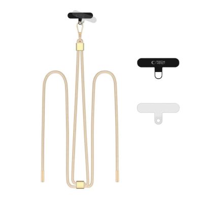 Tech-Protect C2S Seil-Umhängegurt – Beige