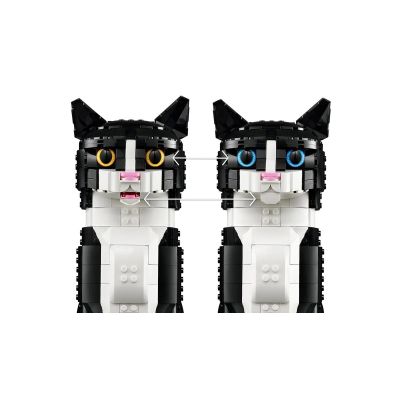6. LEGO Ideas 21349 Schwarz-weiße Katze