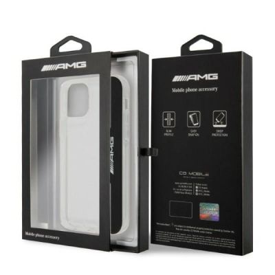 7. AMG Electroplate Vertical Hülle für iPhone 12 / iPhone 12 Pro – transparent