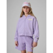 Lockerer Mädchen-Sweatshirt mit Kapuze 4F 4FJRSS26TSWSF2936-52S