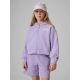 Lockerer Mädchen-Sweatshirt mit Kapuze 4F 4FJRSS26TSWSF2936-52S