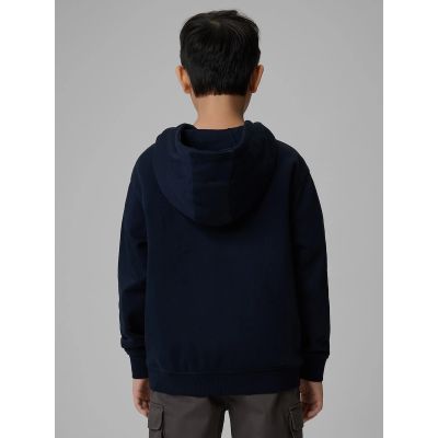 11. Jungen-Sweatshirt mit Kapuze, offen, 4F 4FJWMM00TSWSM1860-31S