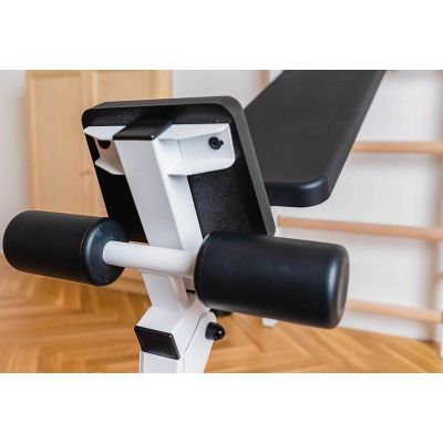 9. Turnleiter mit Handlauf und Übungsbank BENCHK 723W