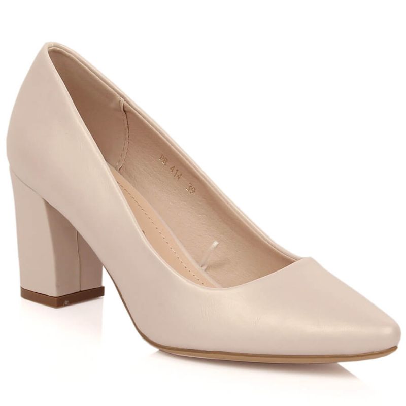 12. Sergio Leone W SK403C Beige Perlenpumps