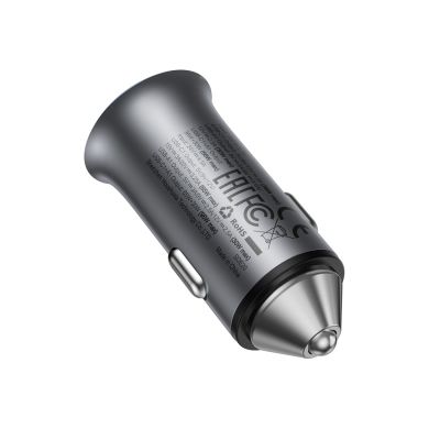 3. Acefast B16 95W USB-A + USB-C Kfz-Ladegerät – Grau