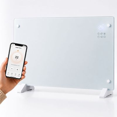 2. Extralink Smart Glasheizkörper 2000W | Weiß
