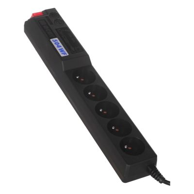 5. Steckdosenleiste HSK DATA ALP-ACAR504WF---03BKG (3 m; schwarz)
