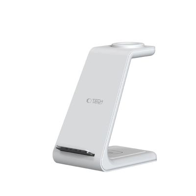 3. Tech-Protect QI15W-A36 3in1 Ladestation für Apple - Weiß