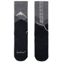 Buff Merino Leichtgewicht Crew Socken LWC1 Graphit L Socken