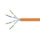 Kabelinstallationsausrüstung Cat7 Simplx S/FTP DCA 305,00 m Orange LSZH
