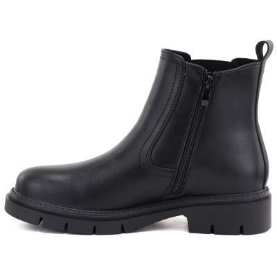 7. Schwarze Damen-Ankle-Boots aus Leder von Sergio Leone, Modell BT-01-S