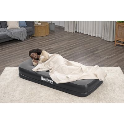 29. Bestway 671BT Luftmatratze, Einzelmatratze, Schwarz, Grau, Unisex