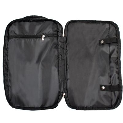 5. Schwarzer Flugzeug-Rucksack mit Laptopfach SEMI LINE