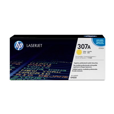 10. Originale gelbe HP 307A LaserJet-Tonerkartusche