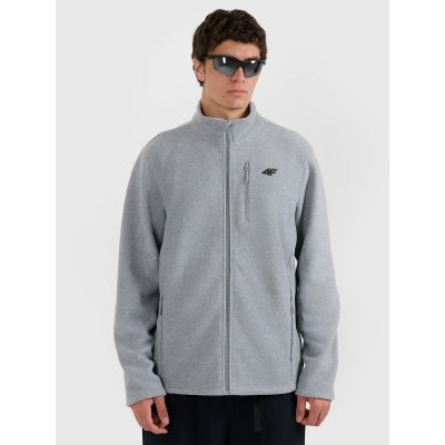 Herren-Regular-Fleecejacke mit Stehkragen 4F 4FRMM00TFLEM435-27M