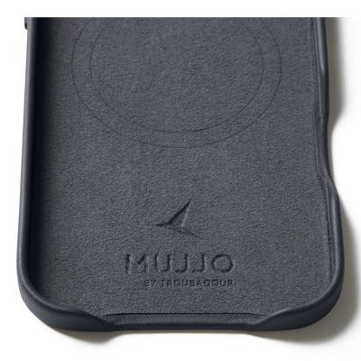5. Mujjo MUJJO-CL-065-BS Handyhülle 16,5 cm (6,5") Basalt