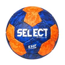 Select Attack TB v22 Offizielles EHF Handball-Blau und Orange 210031